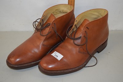 Lot 175 - Pair of leather shoes by Charles Tyrwhitt,...