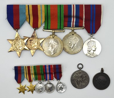 Lot 19 - Second World War medal group of 5 medals and...