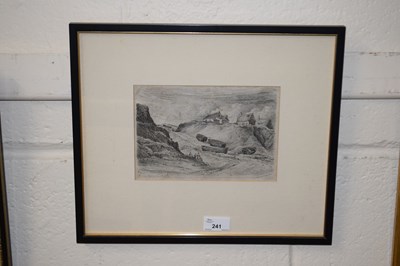 Lot 241 - Runton Gangway, Norfolk, engraving, framed and...