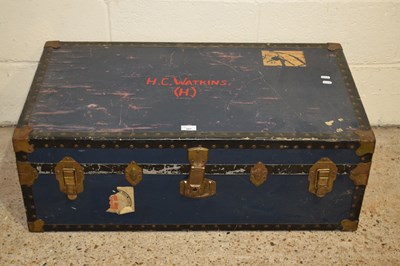 Lot 297 - Vintage trunk marked H C Watkins