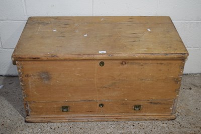 Lot 300 - Victorian pine blanket box