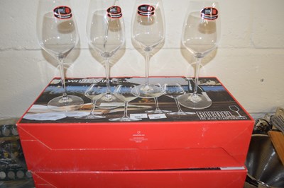 Lot 508 - Three boxes of Riedel wine glasses