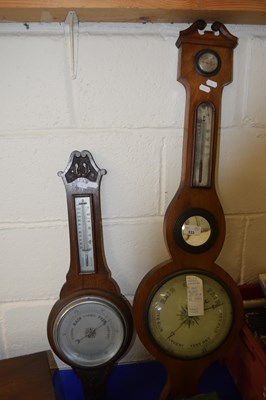 Lot 533 - Two stick barometers