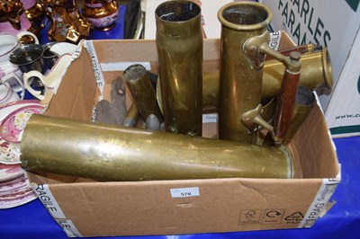 Lot 570 - Quantity of assorted trench art