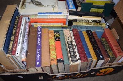 Lot 599 - Box of assorted books, various subjects and...