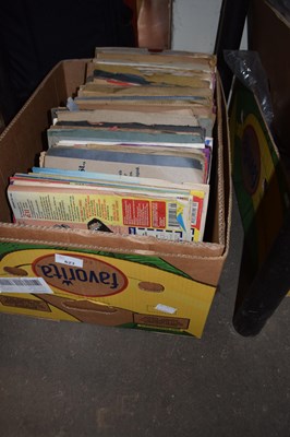 Lot 623 - Box of assorted records and 78's