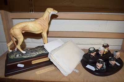 Lot 76A - A Royal Doulton model Greyhound Mick the...