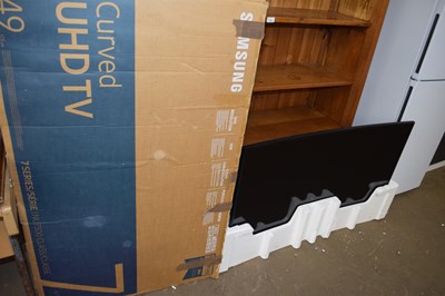 Lot 683 - A Samsung curved UHD television