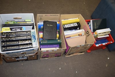 Lot 705 - Five boxes of mixed books