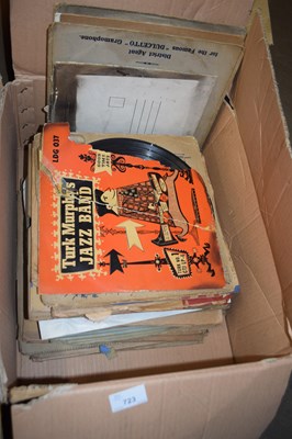 Lot 723 - One box of various 78 rpm records