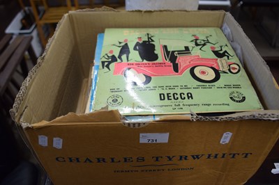 Lot 731 - One box of mainly 78 rpm records