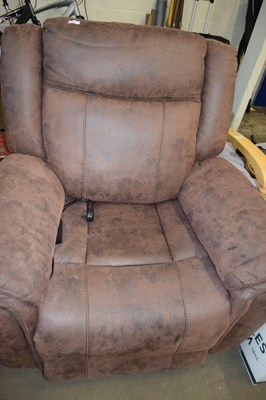 Lot 765 - A reclining armchair