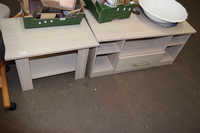 Lot 777 - Modern coffee table and TV unit (2)