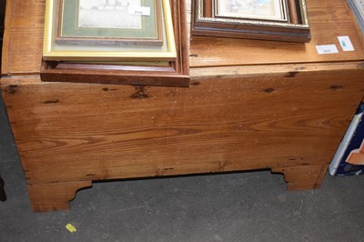 Lot 855 - A pine coffer/commode