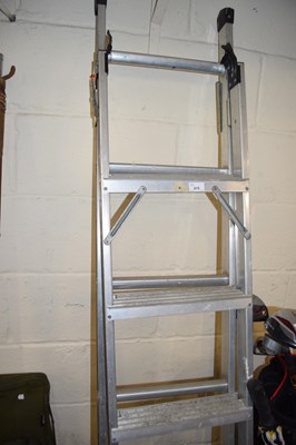 Lot 815 - An aluminium stepladder