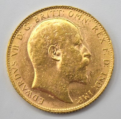 Lot 204 - ERVII, 1910, Full Gold Sovereign