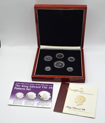 Lot 261 - Edward VIII, 1936, restrike silver coin set by...