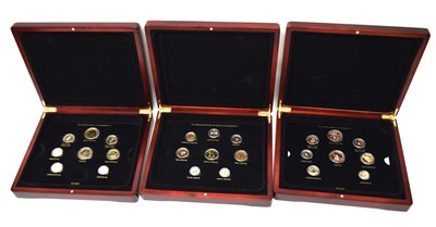 Lot 273 - Three cases of the emblem series - decimals of...