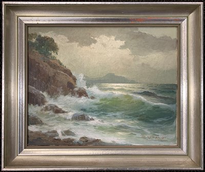 Lot 13 - M.Rinaldi (Italian, b.1919), Seascape believed...