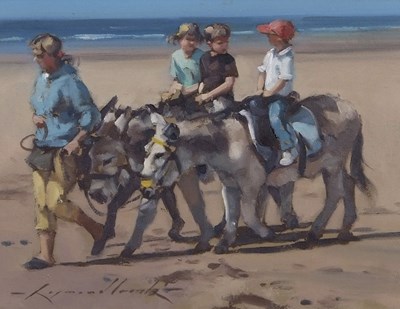 Lot 416 - Raymond Leech (British, b.1949), "Donkey...