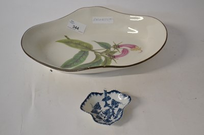 Lot 344 - Lowestoft Porcelain Pickle Dish