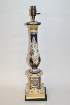 Lot 272 - Paris Porcelain Lamp Base