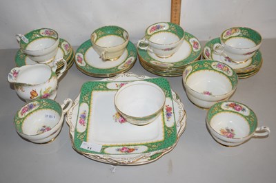 Lot 11 - A quantity of Paragon floral decorated tea wares