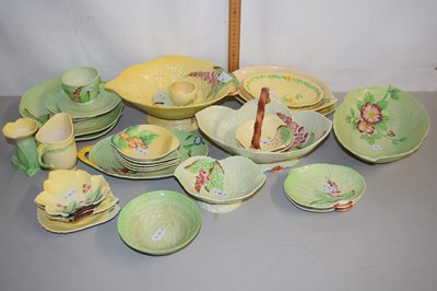 Lot 13 - A large mixed lot of various Carlton ware leaf...