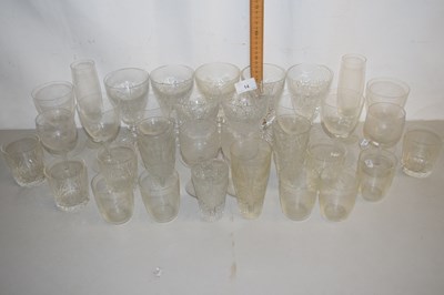 Lot 14 - Mixed Lot: Various 20th Century clear drinking...