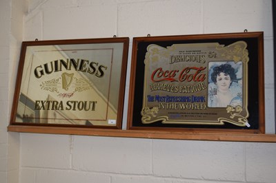 Lot 28 - A reproduction Guinness Extra Stout pub mirror...