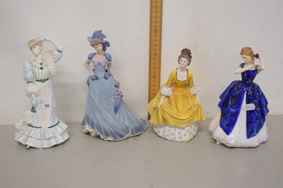 Lot 36 - A group of four figurines by Royal Doulton and...