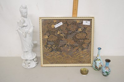 Lot 56 - Mixed Lot: A contemporary blanc de chine...