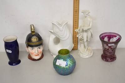 Lot 62 - Mixed Lot: A Sitzendorf porcelain figure,...