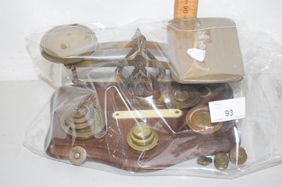 Lot 93 - Vintage postal scales and weights