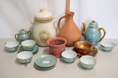 Lot 125 - Mixed Lot: Japanese lustre finish tea wares,...