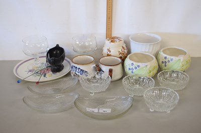 Lot 132 - Quantity of ceramics, soup bowls, Poole plate...