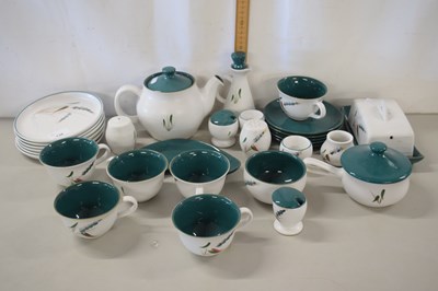 Lot 138 - Quantity of Denby Green Wheat table wares