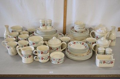 Lot 152 - Quantity of Steelite floral decorated table wares