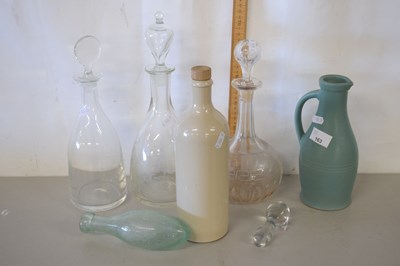 Lot 163 - Mixed Lot: Decanters and other items