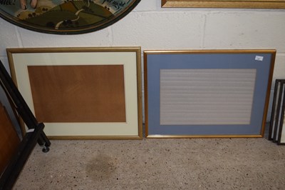 Lot 207 - Two gilt frames with glazing