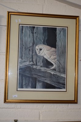 Lot 213 - Barn Owl, Ralph Waterhouse, limited edition...