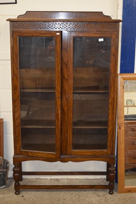 Lot 223 - Two door glazed bookcase