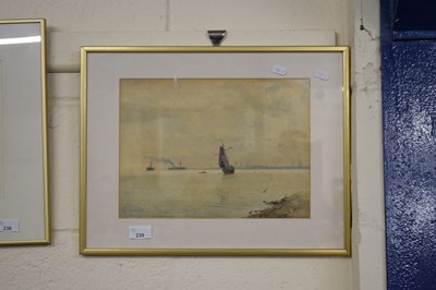 Lot 239 - Ships at sea by Willem Anthome V. Deventer,...