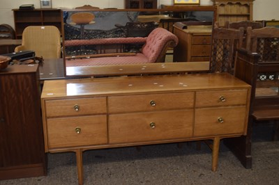 Lot 315 - A retro mid Century six drawer dressing table...