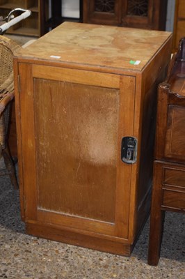 Lot 339 - A 20th Century single drawer cupboard with...