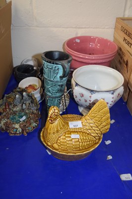 Lot 537 - Mixed Lot: Assorted plant pots, ceramics and...