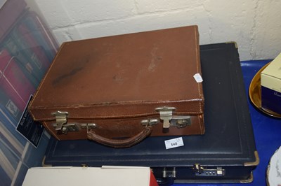 Lot 540 - Mixed Lot: Suitcases with cameras, books,...