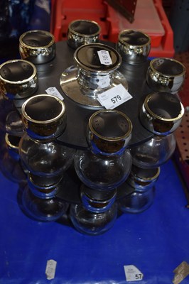 Lot 579 - A rotating spice rack