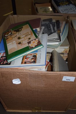 Lot 584 - Box of assorted books