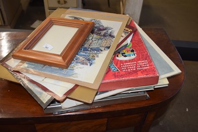 Lot 862 - Quantity of assorted pictures, prints and LP's